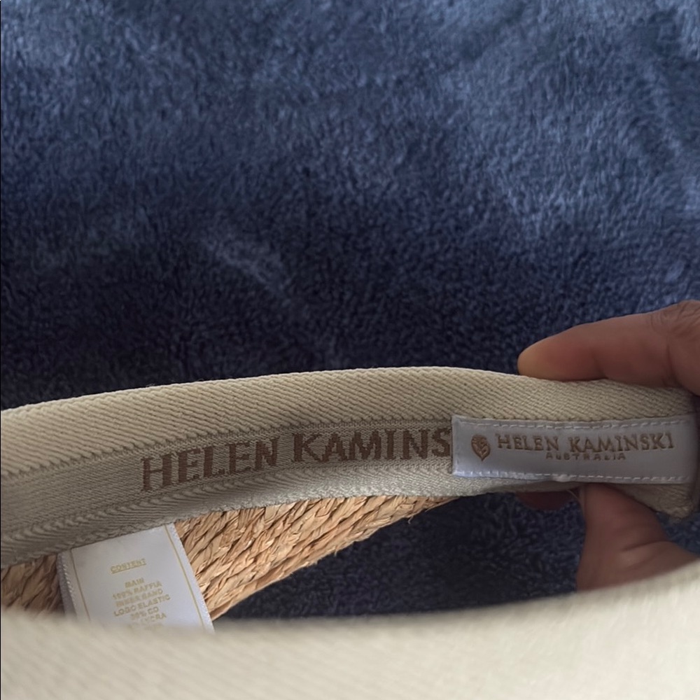 Helen Kaminski Tan Straw Visor - Picture 4 of 6